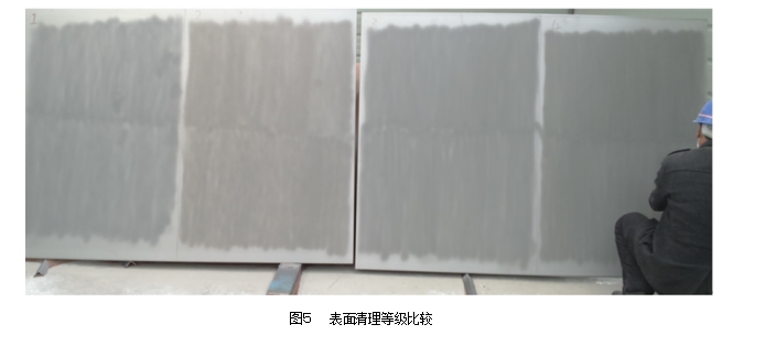 圖５	表面清理等級比較