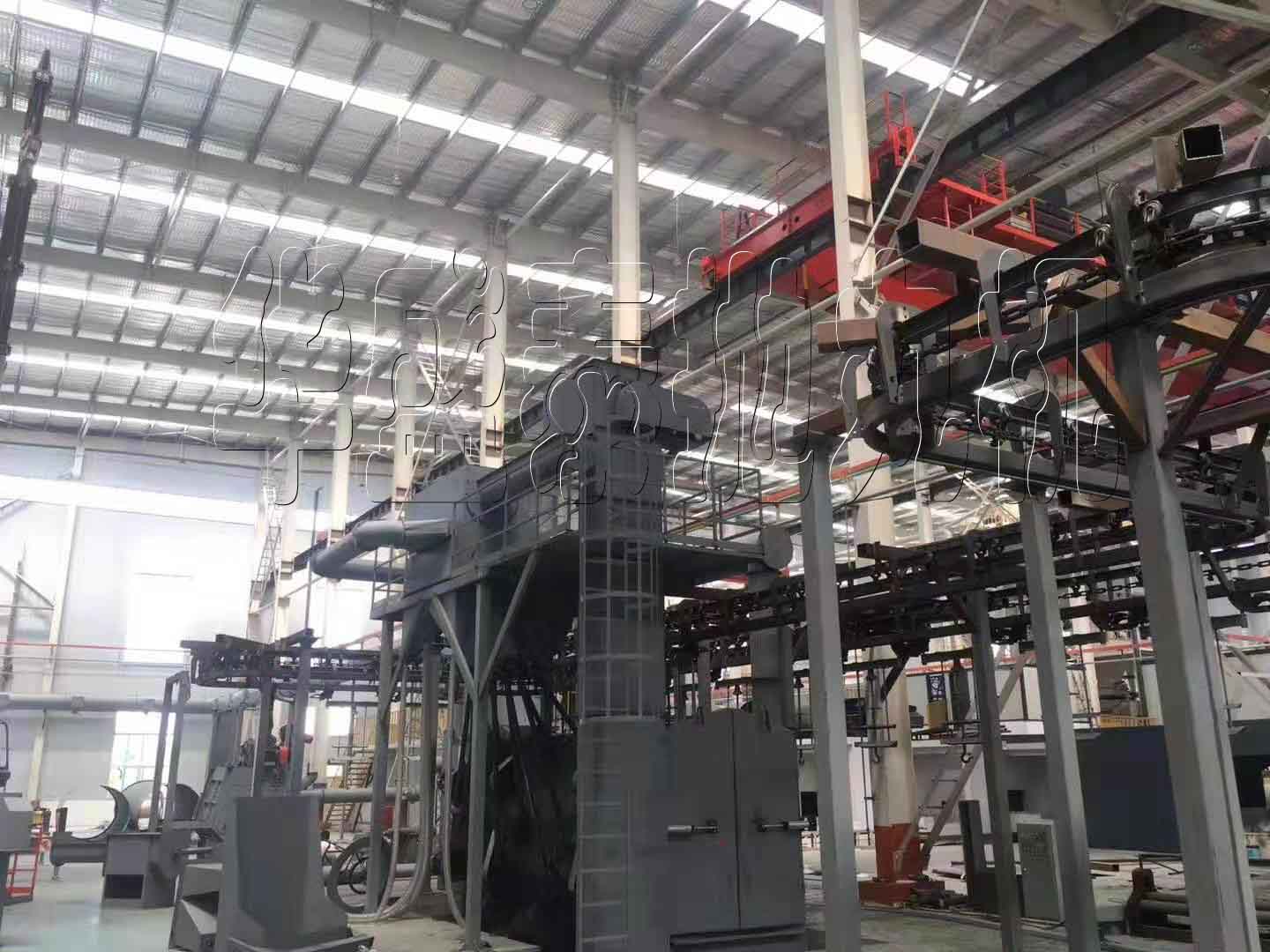hst385多工位吊鏈式拋丸機應(yīng)用范圍有哪些，大家來說一說